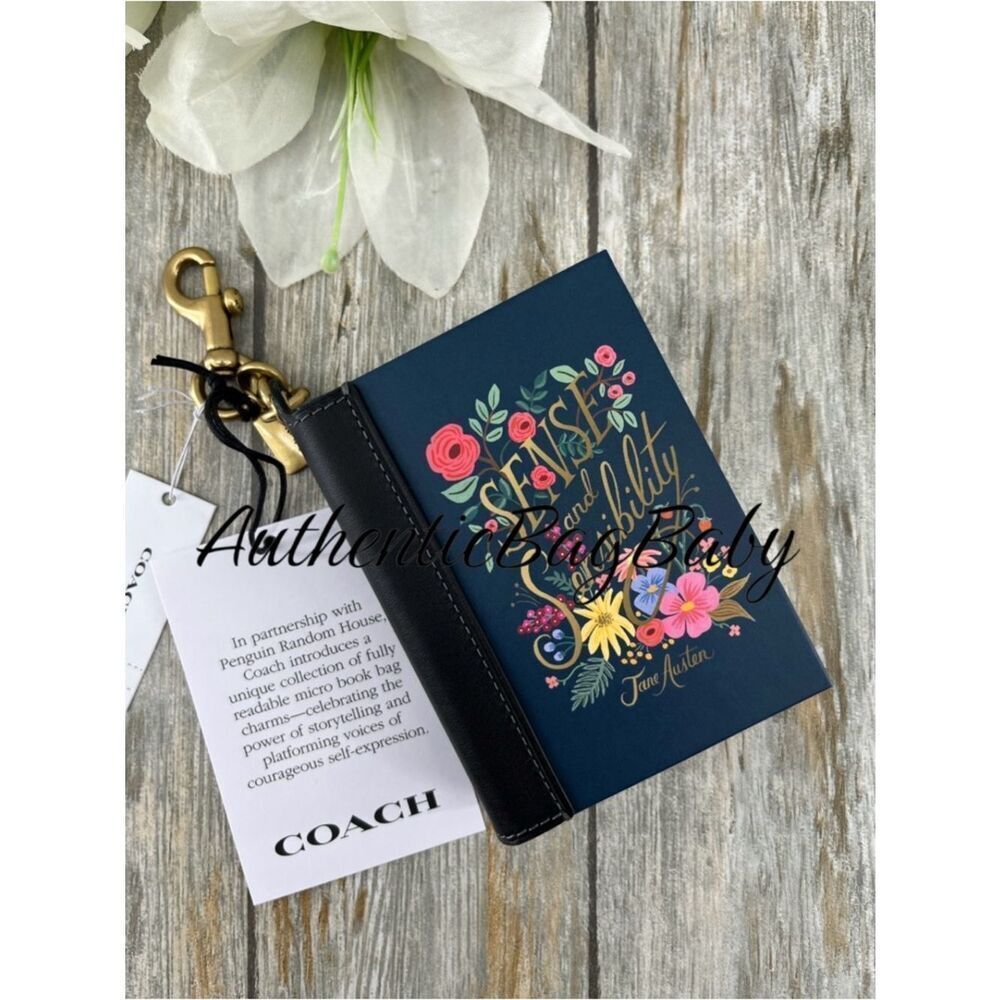 Coach Sense And Sensibility By Jane Austen Book Bag Charm Purse